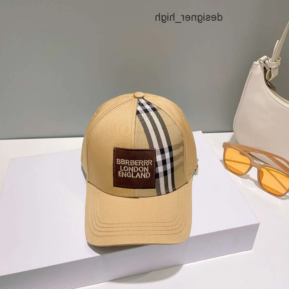Luxury Designer Burberry Designer Baseball Hat With Stripe Pattern For ...