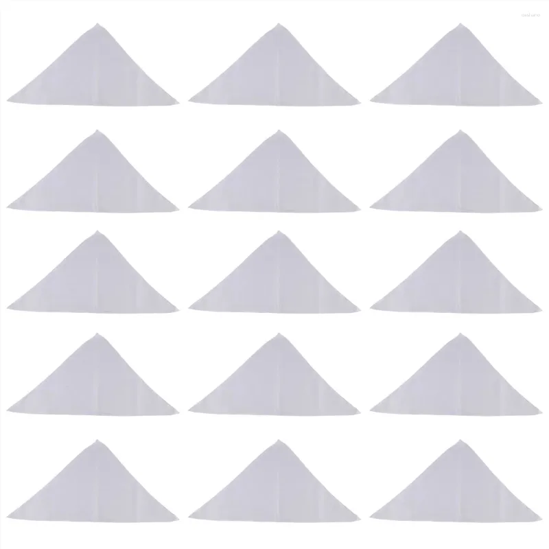 Appareils pour chiens 15 PCS sublimation Blank Pet Bandana Transfert Heat Transfert lavable Triangle Scarf