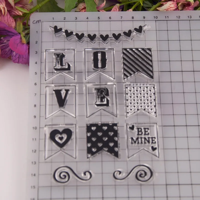 C63B Clear Silicone Seal Stamp for DIY Album Scrapbooking Photo Card ...