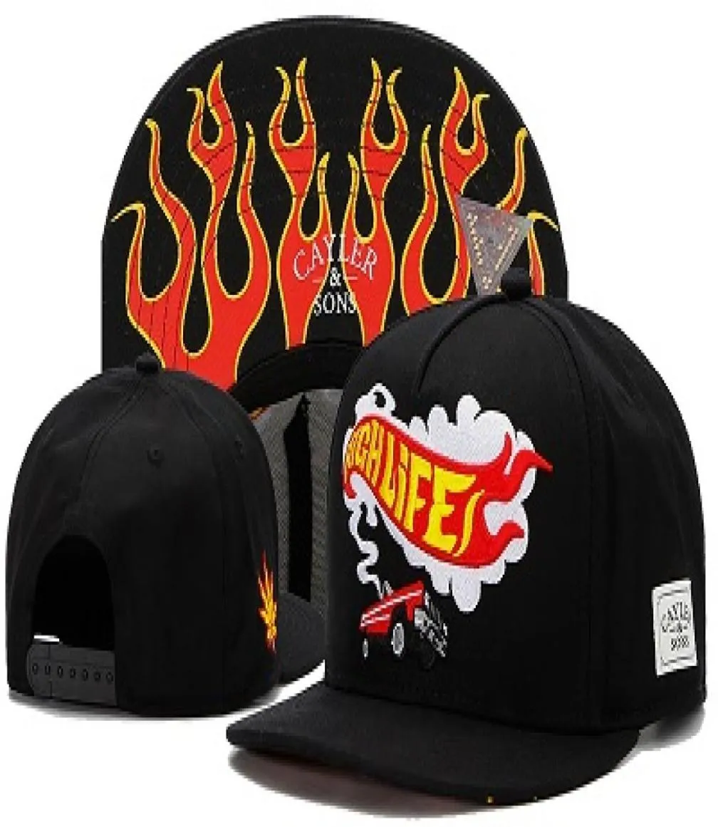 HIGHLIFE Fire Hat Hut Snapback Verstellbare Schnappschüsse für Männer und Frauen Fußball Hat Cap Fashion Hip Hop Sports Fashion 6865040