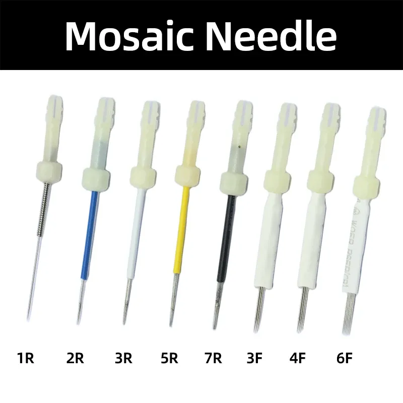 Supplies 20pcs50pcs100pcs Original Mosaic Needle 1r/2r/3r/5r/7r/3f/4f/6f Permanent Makeup Eyebrow Lip Tattoo Needles for Tattoo Hine