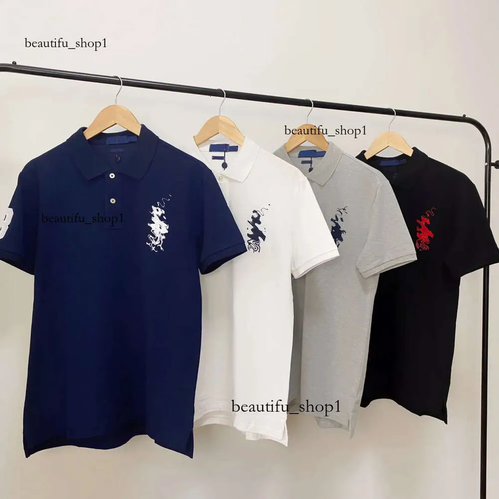 Ralphe Laurenxe Polo Designer Tops Polo Mens Big Horse Borduurwerk dames letter 3 t-shirts afdrukken 621