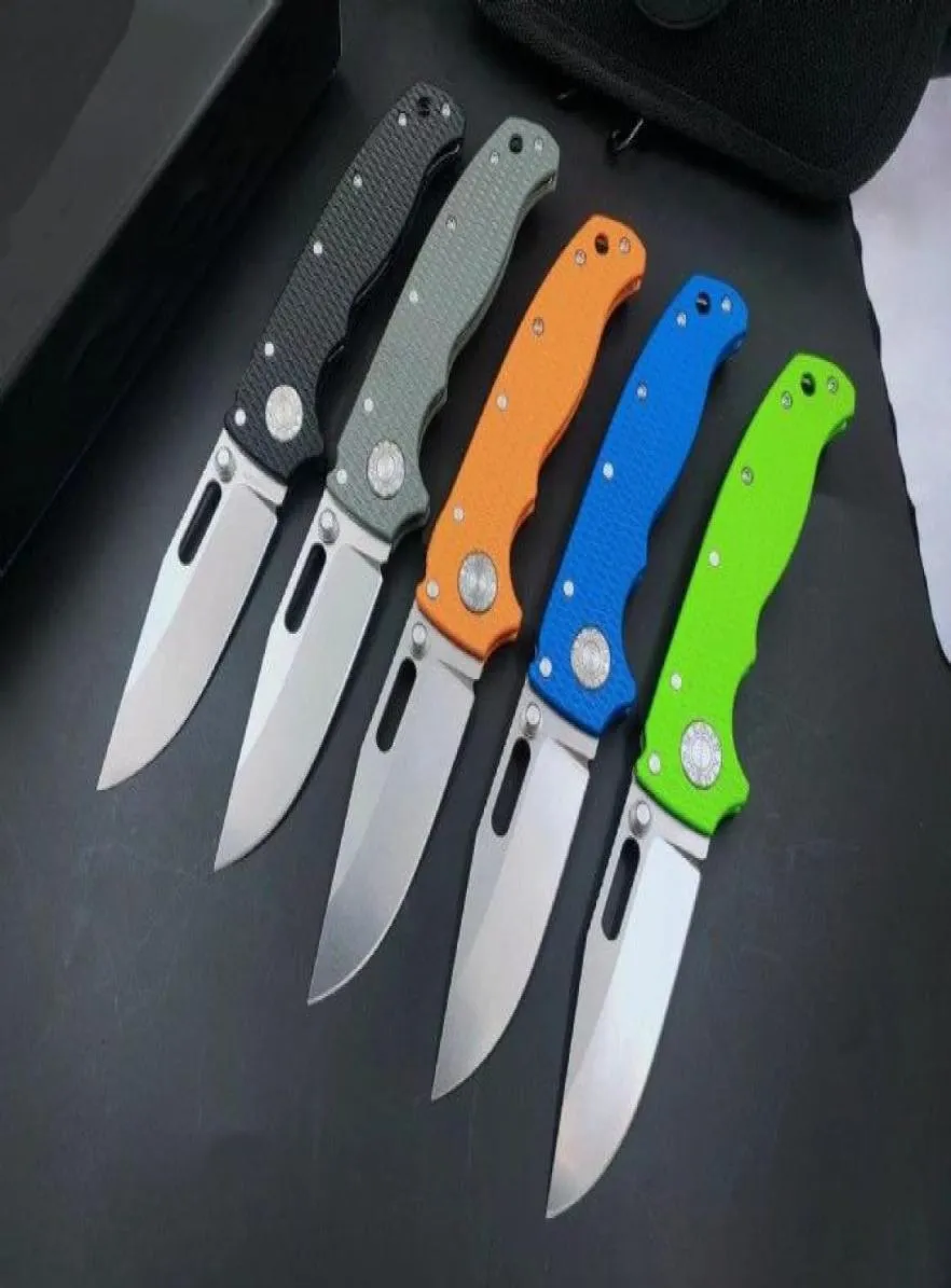 Demko Knives Colst AD205 AD205 Pocket Pocket Cloning D2 Blade G10 Ручка Tactical Rescue Self Defense Hunting EDC Инструмент выживания 3346285