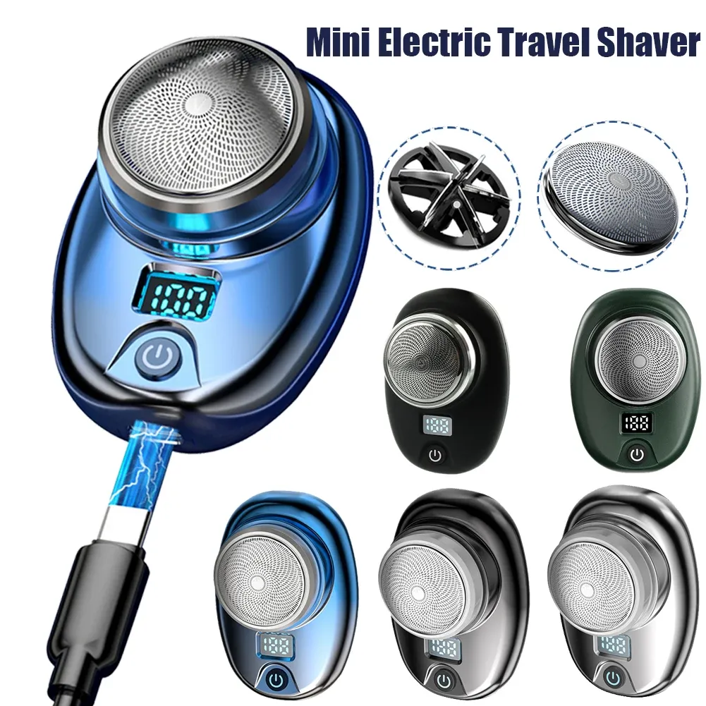 Shavers mini rasoio elettrico portatile rasoio pompato per rasoio per rasoio USB portatile