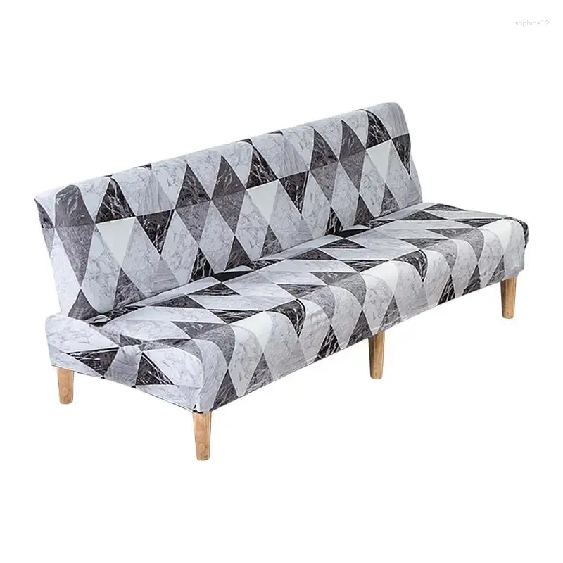 Couvercles de chaise canapé étirent couvercle de lit de couvre-lit élastique
