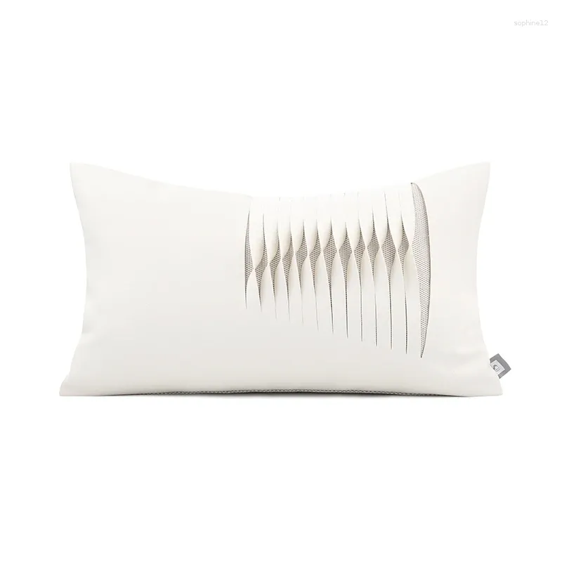 Capas de luxo leve de travesseiro Excelente design da cintura da cintura Decoração em casa para sofá -cama de quarto travesseiros 30x50cm