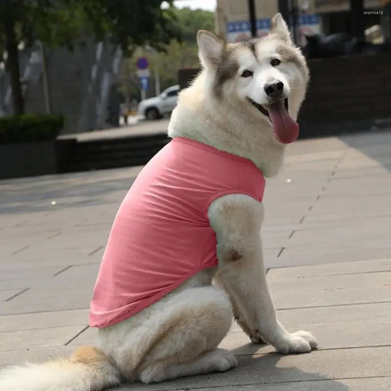 犬のアパレルベストソフトアーチヘムペットの袖のないプルオーバー屋外の服