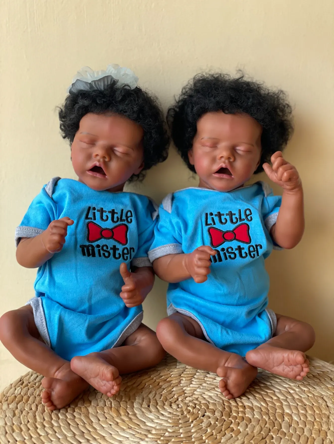 African American Reborn Toddler Twins Boy And Girl Reborn Baby
