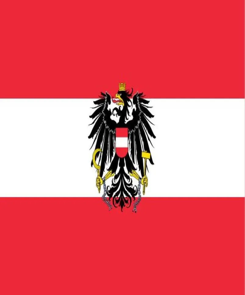 Bandeira da Áustria da Áustria Estado de 3 pés x 5ft Banner de poliéster voando 150 Bandeira personalizada de 90cm Outdoor7700785