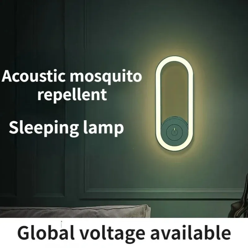 新しい2024 Ultrasonic Mosquitoes Repeller Led Night Light Bugs Killers Outdoor Indoor Electric Night Lamp Fly Trap Bugs Capture Killers-