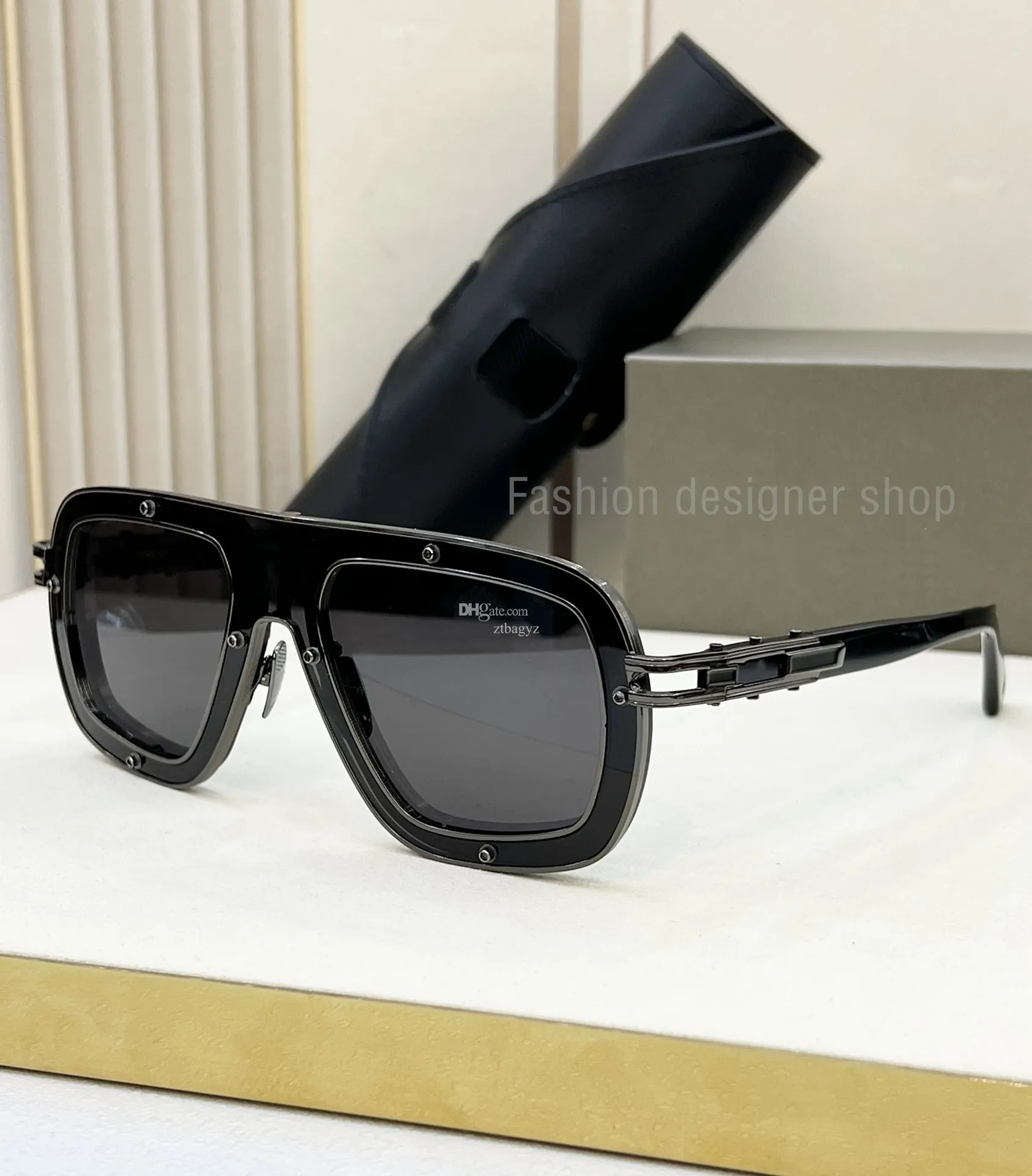 Lunettes de soleil designer de qualité supérieure pour hommes Femmes DS427 Lunettes de soleil pilotes avec boîte anti-UV400 Luxury Luxury Eyeglass