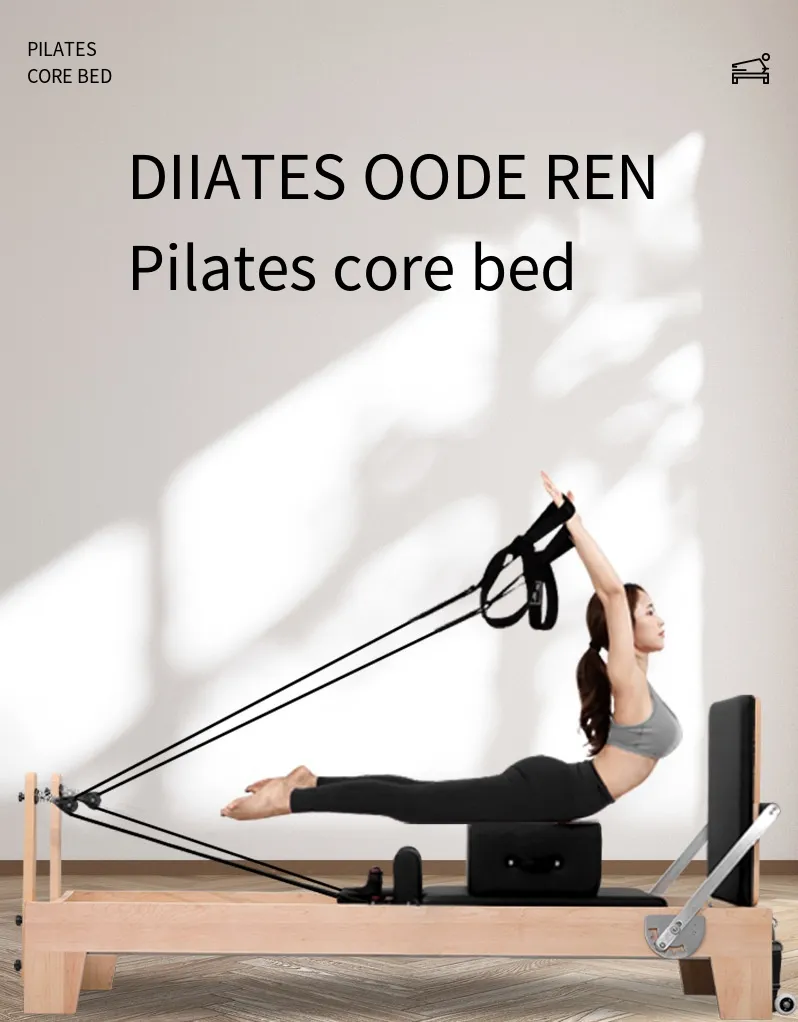 Pilates Reformer Machine with Cadillac Frame for Balance Training and ...