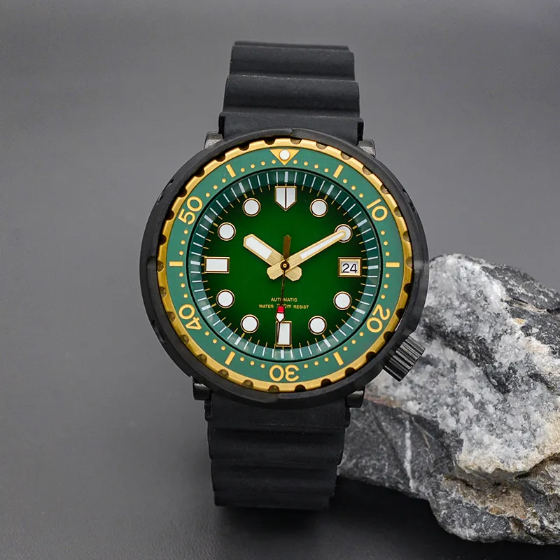 Seiko Mod NH35 NH36 Diving Men's watch se with Black Seiko Mod NH35 NH36 Diving Men's watch se with Black