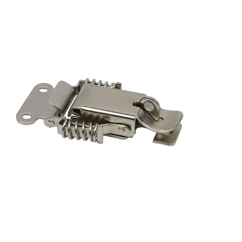 Spring Button Buckle Shock-Absorbing Double Spring Buckle, Stainless Steel Duck Bill Buckle ...