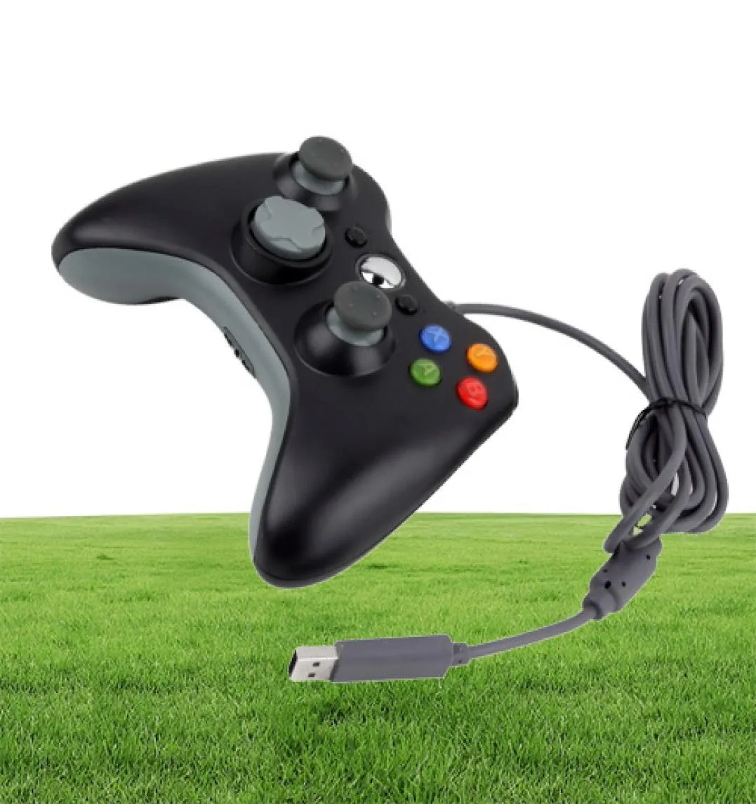 1PC USB Wired Joypad GamePadコントローラーMicrosoftまたはXbox Slim 360およびWindows7 Joystick GamePad Controller7554922用PC