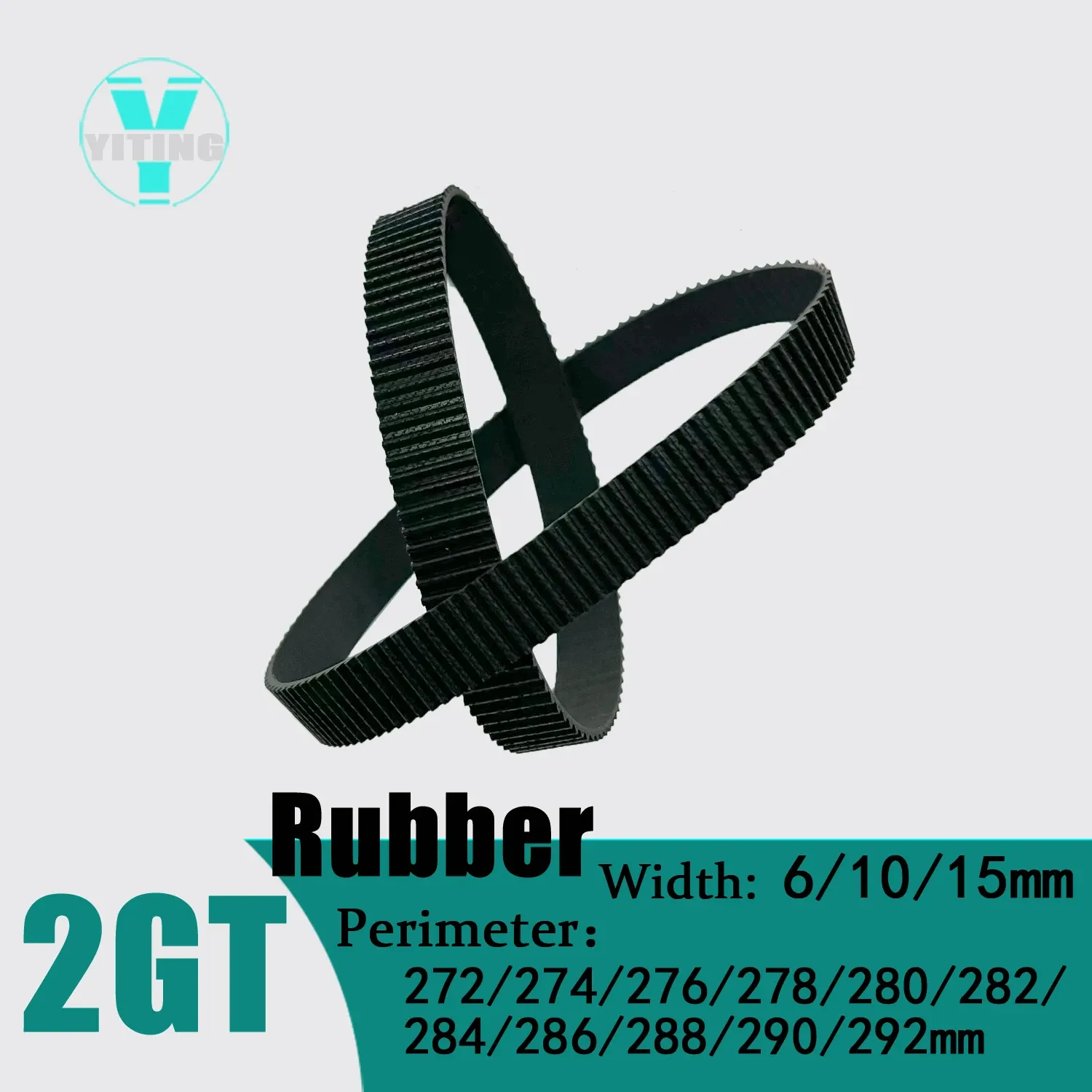 1pc 1 Meter GT2 6mm Open Timing Belt Width 6mm GT2 Rubber Timing Belt For 3D Printer Parts - View #2