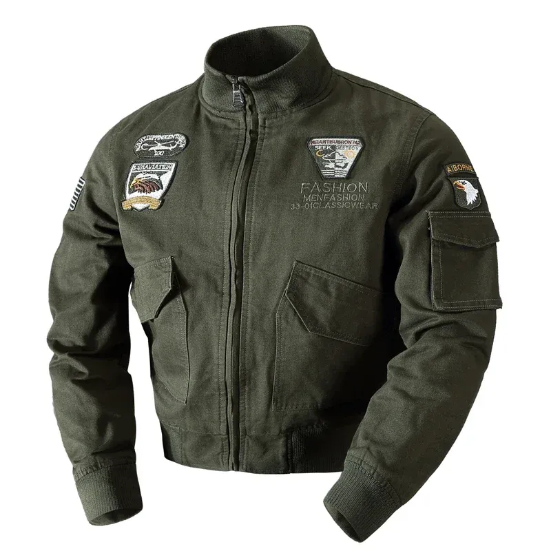Authentic ☆本革☆短丈“bomber military jacket G-1 Flight Bomber A2 Jacket Distressed Brown Leather Aviator