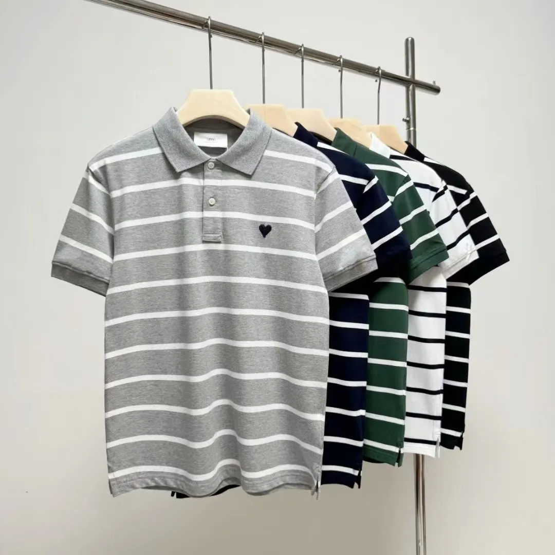 T-shirt commercial décontracté pour hommes Fashion T-shirts Polo Summer Summer Men's Courte