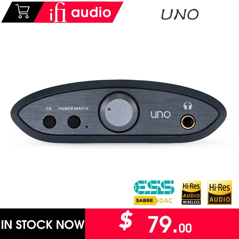 Converter Ifi Uno Portable Balanced Hires Digital Analog Converter Headphone Amplifier New Sonic Booster Professional Audio Equipment
