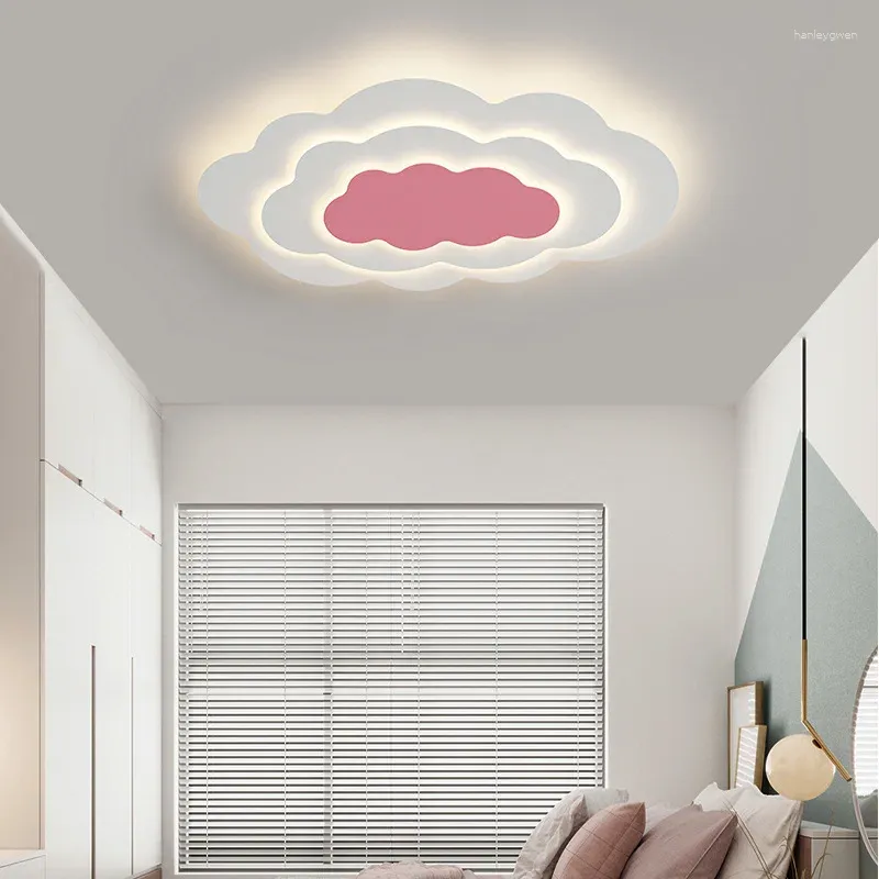 Plafonniers créatifs de métal nuage de la lampe d'enfants pour la chambre à coucher de chambre à chambre à coucher