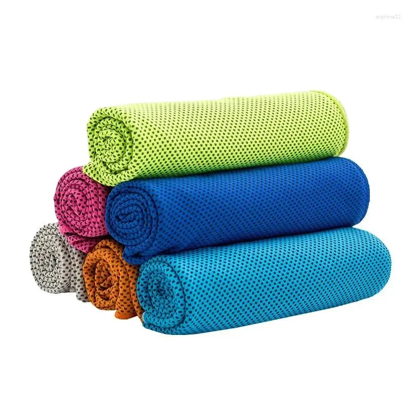 Cobertores Esporte ao ar livre Toalha de gelo Rapid Instant Reacher Microfiber Toalhas de seco rápido Fitness Yoga Gym Excunhando Coloque de calma de suor Wipe