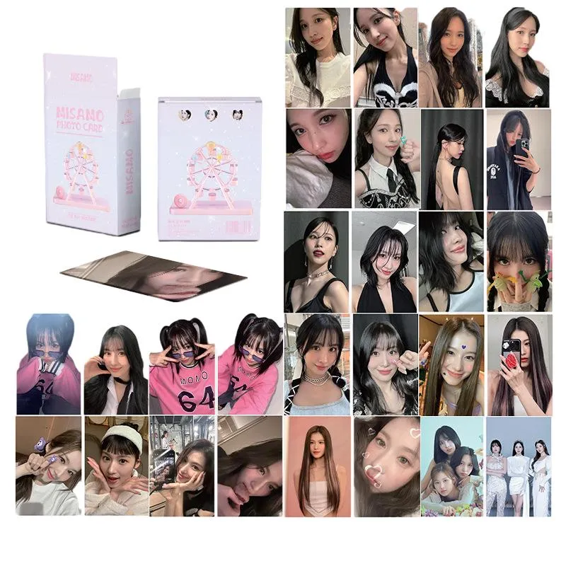KPOP TWICE MISAMO Laser Photo Cards Bright Film LOMO Selfie
