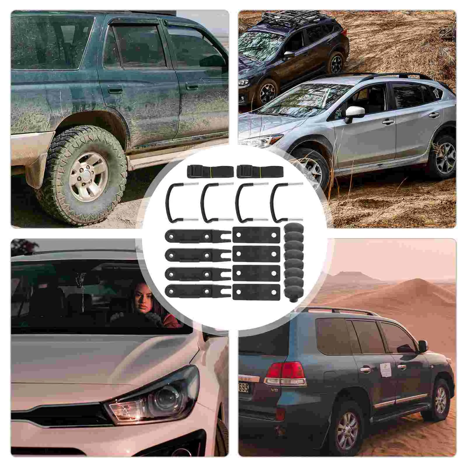 Metal thule roof cargo box Rack Bolts with Luggage Lock Nuts - Mounting ...