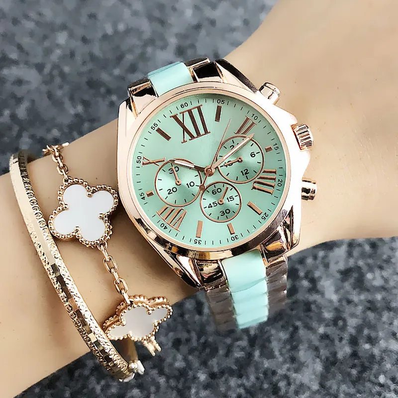 Luxury Womens Gold Tone Watch: Classic Roman Numerals, Three  display picture 1