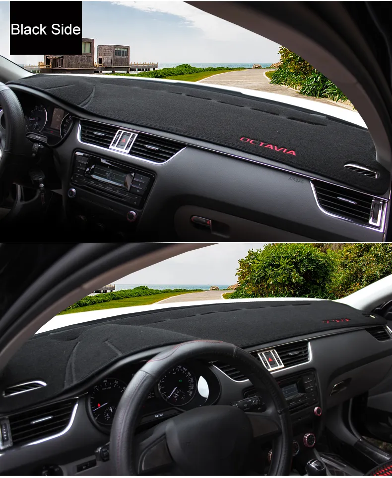 Inner Dashmat Dashboard Cover For Audi A4 B6 / B7 2002-2008 – Black, Red Trim, Or Blue Trim