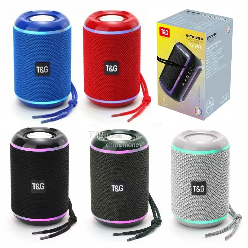 Original TG291 Bluetooth Speaker Wireless Audio Portable High quality Outdoor Bass HIFI TF FM Radio Household theate Music VS xtreme 3 Flip 6 Pulse 4