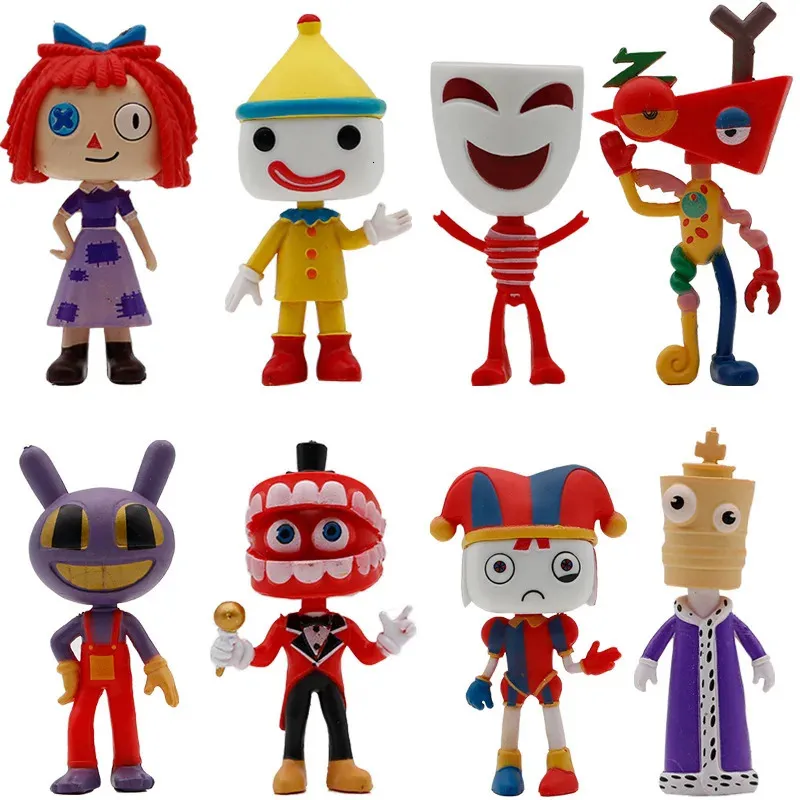 デジタルサーカスフィギュアトイーセットPomni Jax Kinger