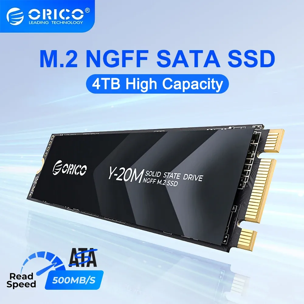Enheter orico M.2 SSD 2280 SATA Desktop SSD 128 GB 256 GB 512GB 1TB 2TB 4TB M2 NGFF SSD Internt fast tillstånd hårddisk för skrivbordslagdoplaptop