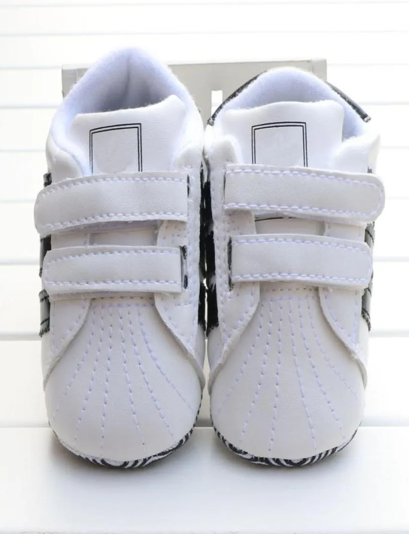 Scarpe da bambino per neonati scarpe a strisce di fiore di scarpe da bambino morbida per bambini prima scarpe walker prewalker6379718
