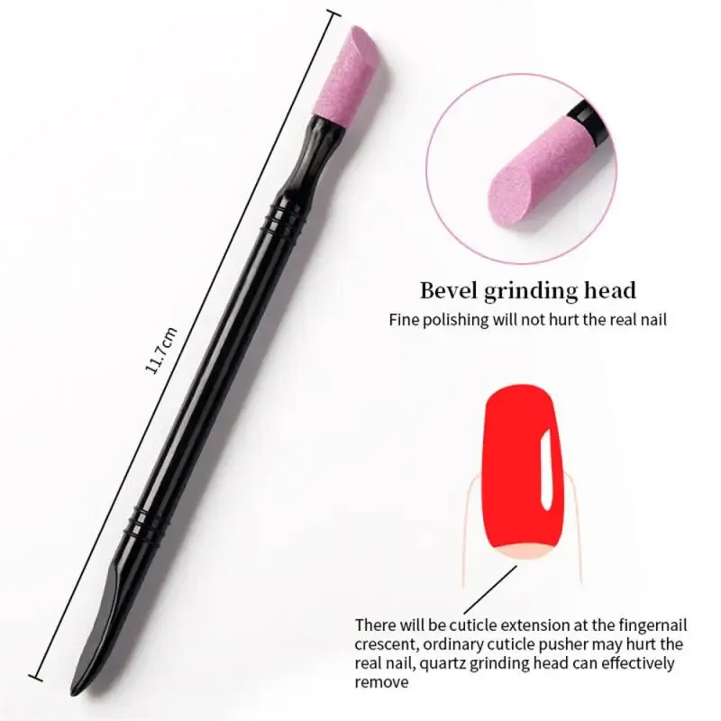 Portable Quartz Nail Grinding Pen Nail Polish Manicure Cleaning Scrub Cuticle Dead Skin Remover Nail Tools Polishing Stick