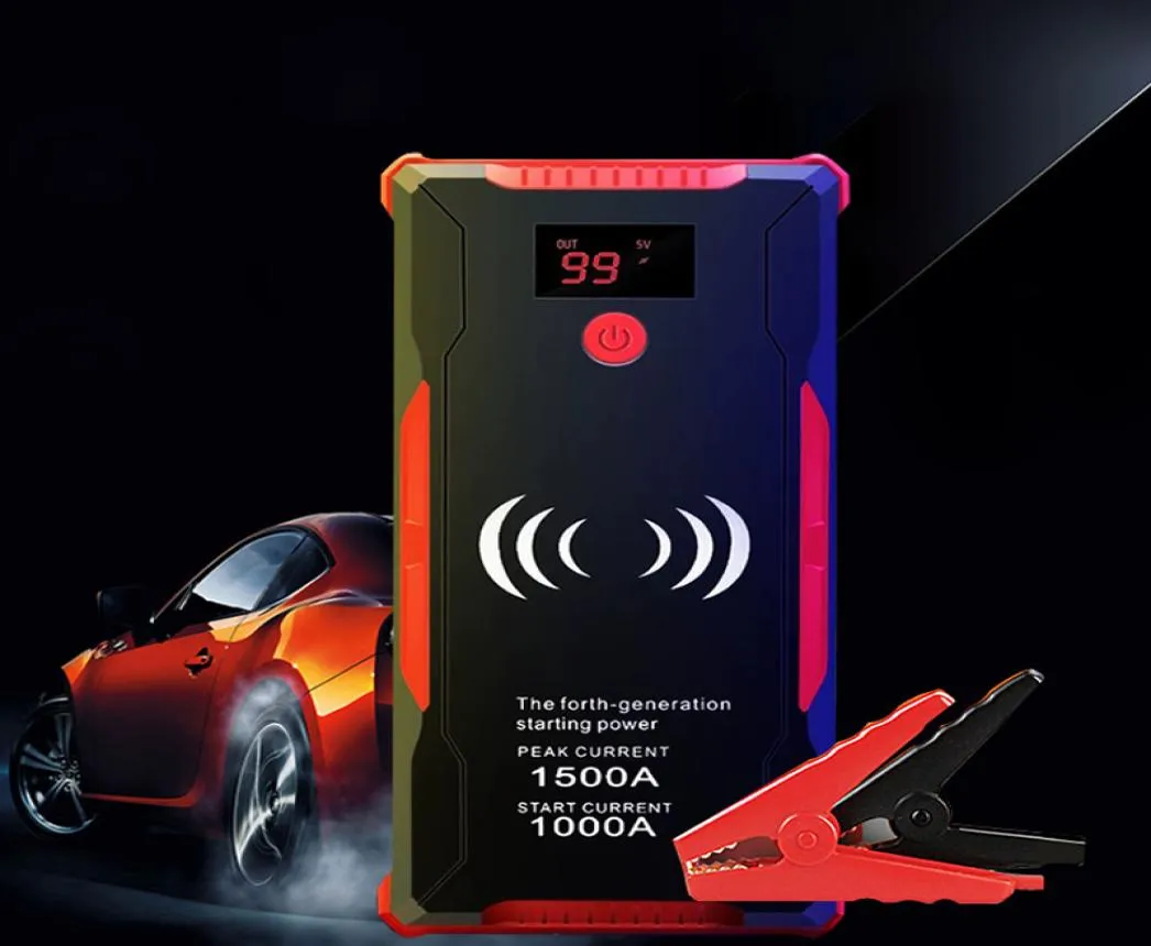 22000mAh 자동차 점퍼 스타터 모바일 파워 뱅크 공급 휴대용 램프 실외 시동 자동 비상 도구 9866876