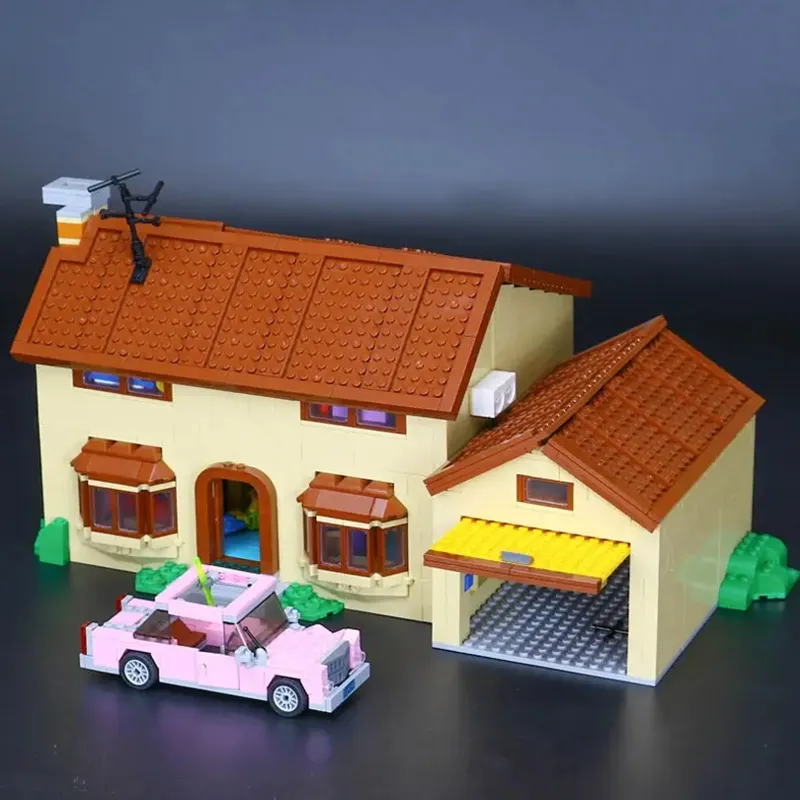 The Supermarket House en Kwik E Mart Building Bicks Bricks 16004 16005 Kerstspeelgoedcadeau Compatibel 71006 71016