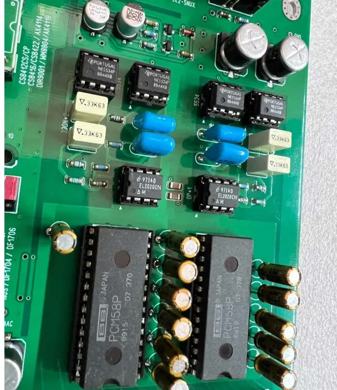 PCM58P Dual DAC CS8412 Decoder Board with Coaxial Bluetooth I2S Input ...