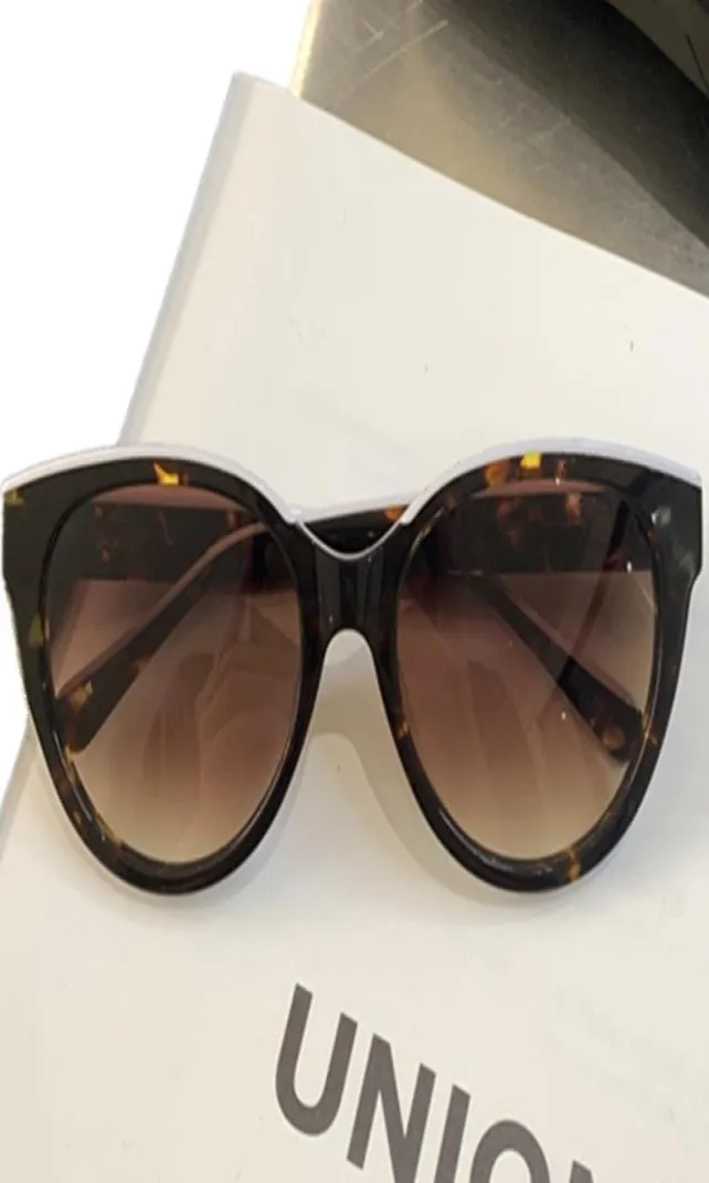 Роскошный дизайн женщин солнцезащитные очки UV400 414C 5520145 Импортированная лоскутная расщепленная цветовая планка для рецепта Eyegla1921298