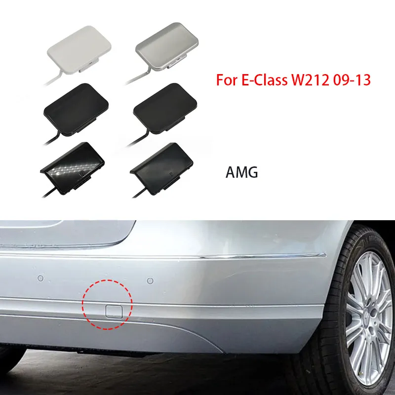 Tow Hook Cover Cap For Mercedes E-Class W212 E350 Front Bumper Easy Install PA