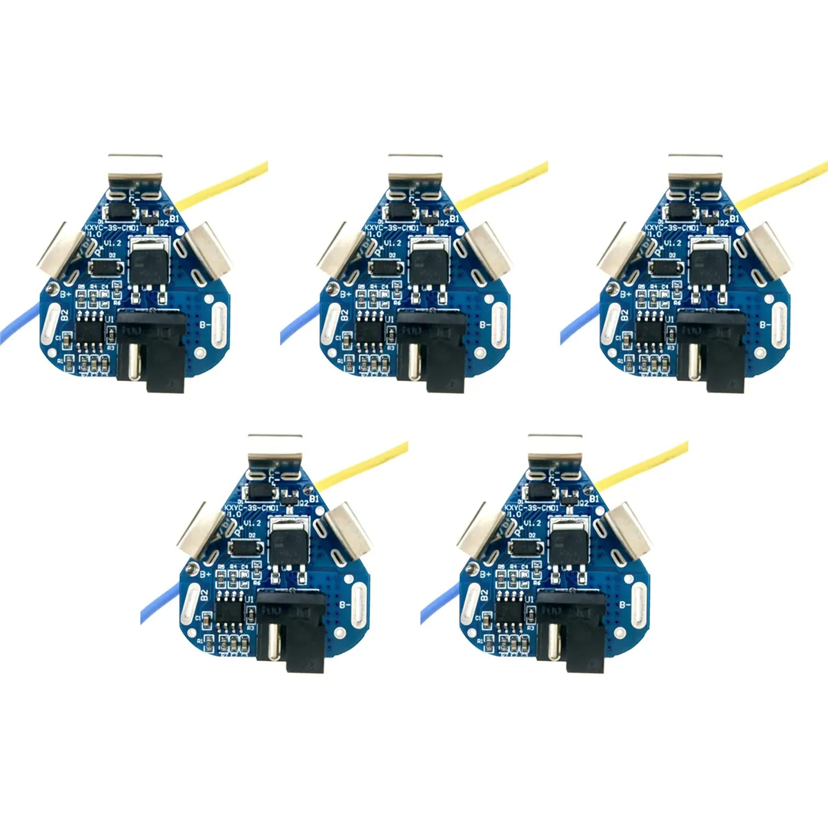 5X 3S 10.8V 12.6V 40A BMS 18650 Lithium Battery Board for