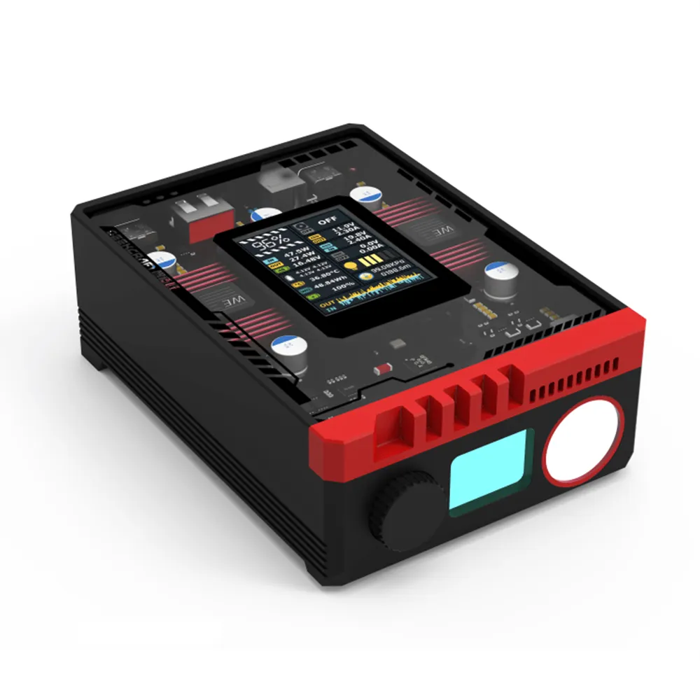 200W Power Bank 20000mAh CNC & Tempered Glass Housing DC