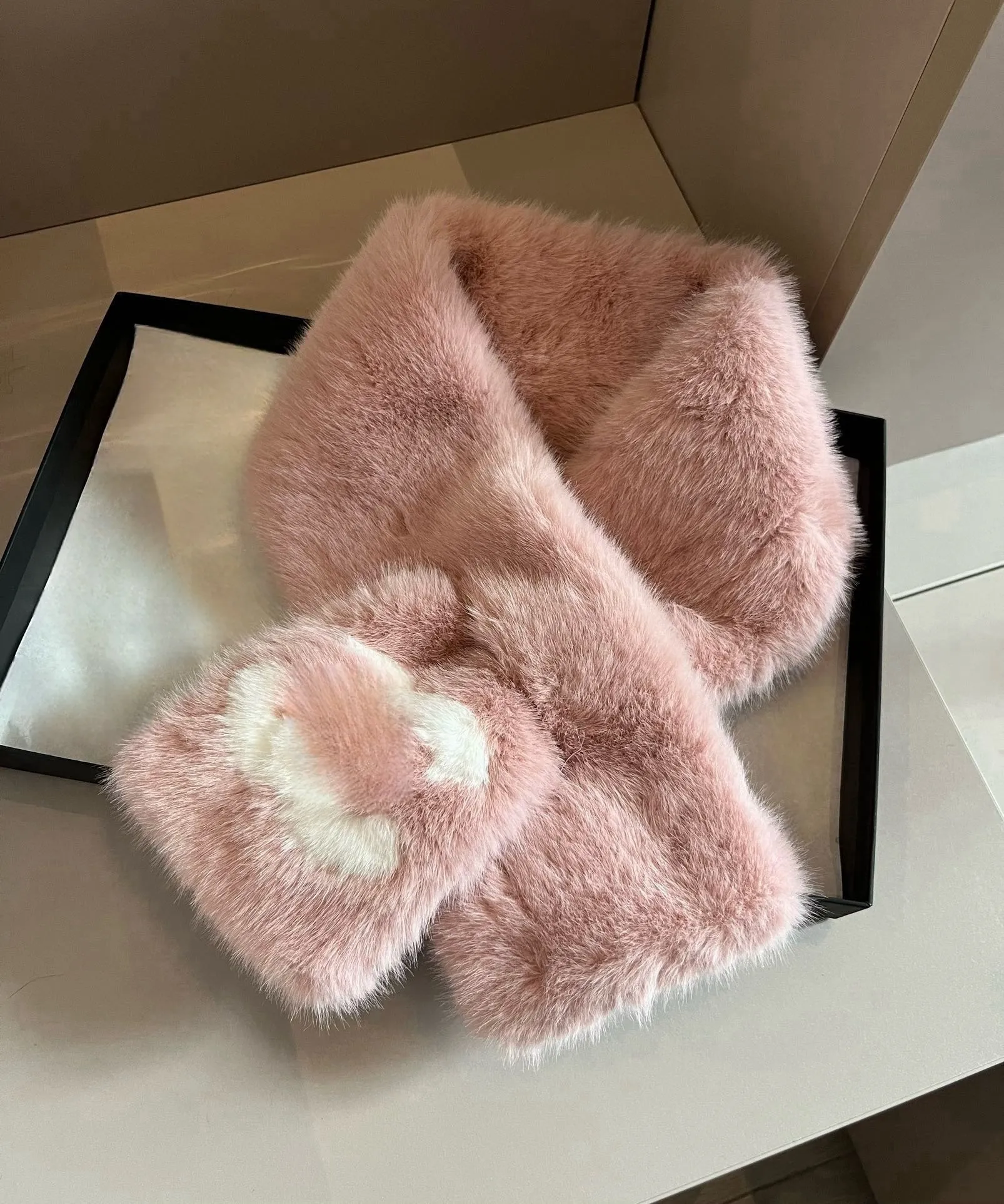 Luxury Faux Fur Scarf - Short Style Winter Scarf for Women | Shop Now ...
