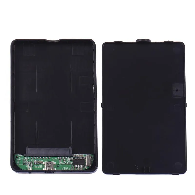 Black USB 2.0 HDD Enclosure Case for 2.5 Inch External Hard Disk Drive ...