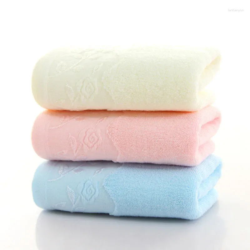 Towel Household Bathroom Washing Face Cotton Rose Floral Bath Soft Absorbent Friendly Material Cloth Home Textile