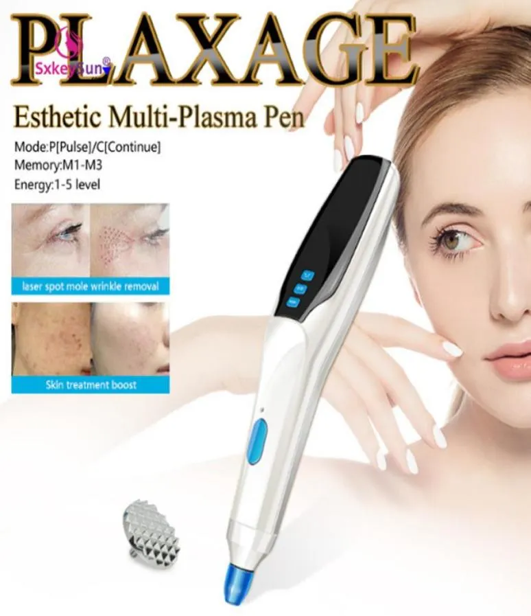 5 i 1 Plaxage Plamere Plasma Pen Beauty Partyer Medicinska Plaspot Eyelid Lift Pen Wrinkle Borttagning Fibroblast9196024