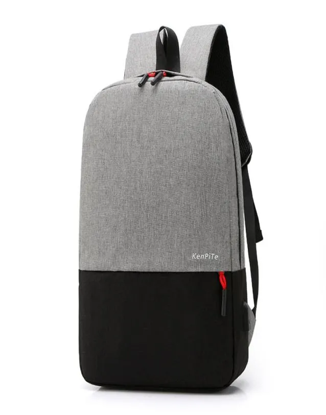 Ryggsäck USB -laddning av ryggsäckar med hörlurar jacka affärsbärbar dator ryggsäck resor skolväska new2384086