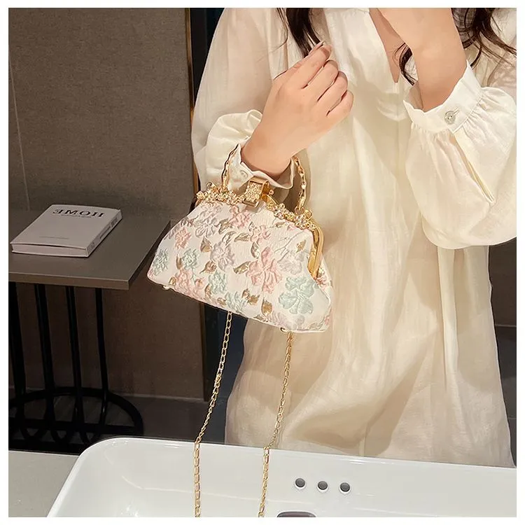DHgate.com:Handmade Leather Hollow Floral Tote Bag | Womens