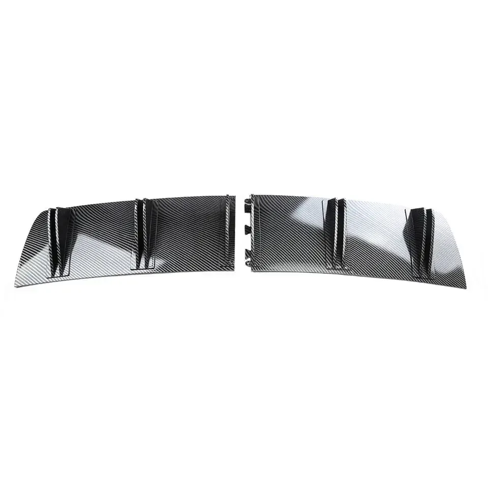 Universal Rear rear bumper diffuser Kit with 5 Shark Fins and Lower ...