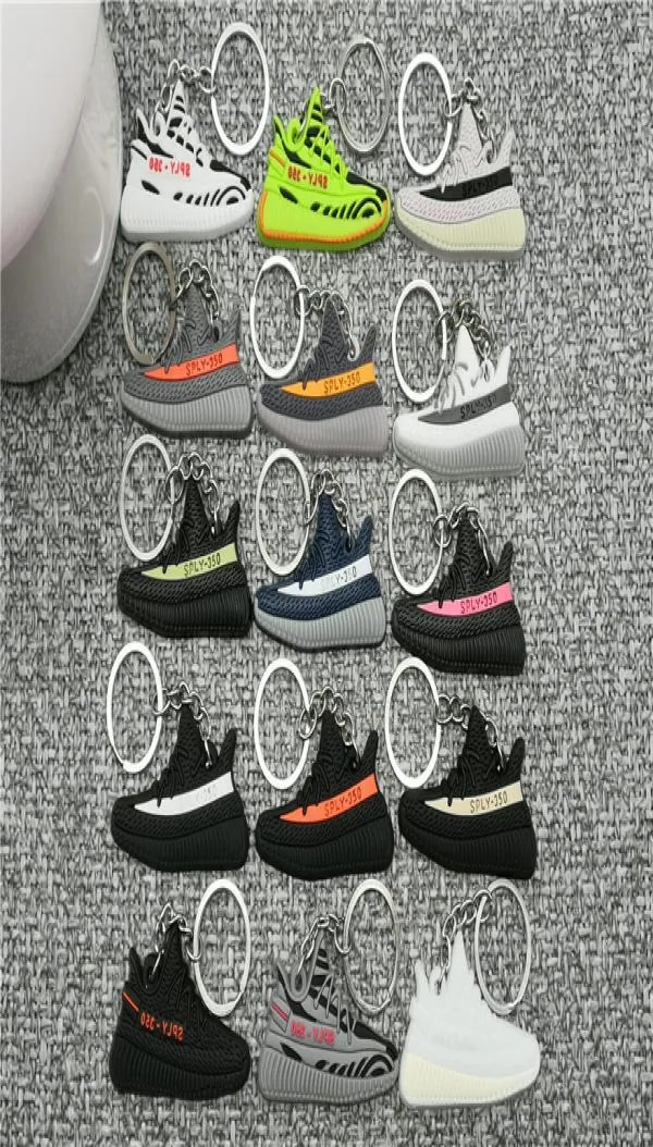 New Fashion Mini Silicone Air Shoes Air Shoes Charme Mulheres Chave do Ring Presente Titelador Titular Titular Acessórios Pingentes Chave Chain8992778
