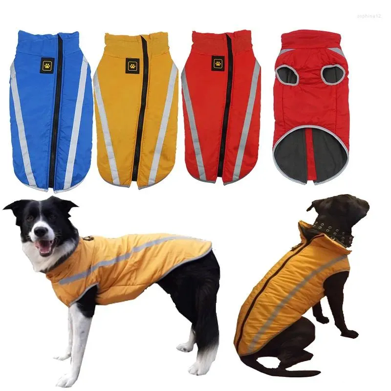 Hondenkleding warme jas jas reflecterend winter fluweel koud weer warm weer kleding waterdichte windpoof sport doggy sneeuwpak